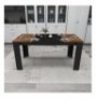 Dining Table Hannah Home Line - Light Walnut, Black Light WalnutBlack