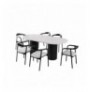 Dining Table Hannah Home LI - 932 WhiteBlack