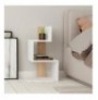 Side Table Hannah Home Rosie - White, Oak WhiteOak