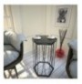 Side Table Hannah Home Cetrus - Marble MarbleBlack