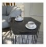 Side Table Hannah Home Cetrus - Marble MarbleBlack