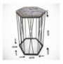 Side Table Hannah Home Cetrus - Marble MarbleBlack