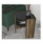 Side Table Hannah Home Marbel WalnutGreyBlack