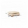 Divan kendor Hannah Home Tulip Majtas Me Pupe- Beige