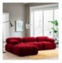 Divan kendor Hannah Home Bubble ( L1-O1-1R -Puf) - Red