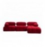 Divan kendor Hannah Home Bubble ( L1-O1-1R -Puf) - Red