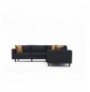 Divan kendor Hannah Home Kale Velvet - Anthracite