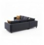 Divan kendor Hannah Home Kale Velvet - Anthracite