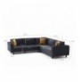 Divan kendor Hannah Home Kale Velvet - Anthracite