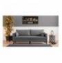 Divan 3-vendesh me hapje Hannah Home Bella - Grey