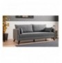 Divan 3-vendesh me hapje Hannah Home Bella - Grey