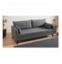 Divan 3-vendesh me hapje Hannah Home Bella - Grey