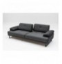 Divan 3-vendesh Hannah Home Mustang - Anthracite