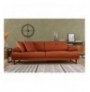 Divan 3-vendesh Hannah Home Mustang - Orange