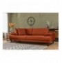 Divan 3-vendesh Hannah Home Mustang - Orange