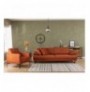 Divan 3-vendesh Hannah Home Mustang - Orange