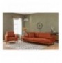 Divan 3-vendesh Hannah Home Mustang - Orange