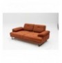 2-Seat Sofa-Bed Hannah Home Mustang - Orange