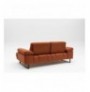 2-Seat Sofa-Bed Hannah Home Mustang - Orange