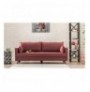 Divan 3-vendesh me hapje Hannah Home Bella - Claret Red