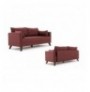 Divan 3-vendesh me hapje Hannah Home Bella - Claret Red