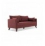 Divan 3-vendesh me hapje Hannah Home Bella - Claret Red