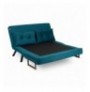 Divan 2-vendesh me hapje Hannah Home Sando - Petrol Green