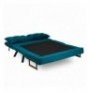 Divan 2-vendesh me hapje Hannah Home Sando - Petrol Green