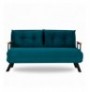 Divan 2-vendesh me hapje Hannah Home Sando - Petrol Green