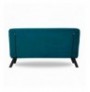 Divan 2-vendesh me hapje Hannah Home Sando - Petrol Green