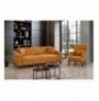 Sofa-Bed Set Hannah Home Marta-TKM06-Yellow Yellow