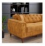 Sofa-Bed Set Hannah Home Marta-TKM06-Yellow Yellow