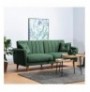 Divan 3-vendesh me hapje Hannah Home Aqua-Green