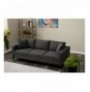 3-Seat Sofa Hannah Home Berlin - Anthracite, Black AnthraciteBlack