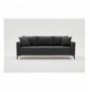 3-Seat Sofa Hannah Home Berlin - Anthracite, Black AnthraciteBlack