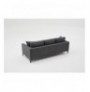 3-Seat Sofa Hannah Home Berlin - Anthracite, Black AnthraciteBlack