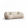 3-Seat Sofa Hannah Home Napoli Cream Bouclette Cream