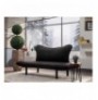 Divan 2-vendesh me hapje Hannah Home Chatto - Black