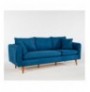 3-Seat Sofa Hannah Home Sofia-Dark Blue Dark Blue