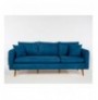 3-Seat Sofa Hannah Home Sofia-Dark Blue Dark Blue