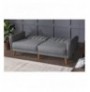 Sofa-Bed Set Hannah Home Aqua-TKM04-94216 Dark Grey