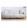 3-Seat Sofa-Bed Hannah Home Aria-Cream Cream