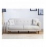 3-Seat Sofa-Bed Hannah Home Aria-Cream Cream