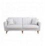 3-Seat Sofa-Bed Hannah Home Aqua-Cream Cream