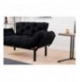 2-Seat Sofa-Bed Hannah Home Nitta - Black Black