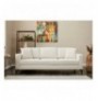 3-Seat Sofa Hannah Home Berlin - Cream, Black CreamBlack