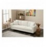 3-Seat Sofa Hannah Home Berlin - Cream, Black CreamBlack