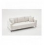 3-Seat Sofa Hannah Home Berlin - Cream, Black CreamBlack