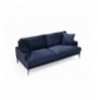 Divan 2-vendesh Hannah Home Papira - Blu Navy