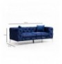 2-Seat Sofa Hannah Home Como - Navy Blue Navy Blue